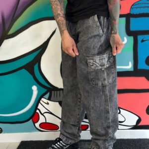 Calça Cargo Dazzling Preto Estonado