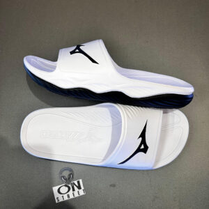 Chinelo Mizuno  Slide Enerzy - Branco/Preto